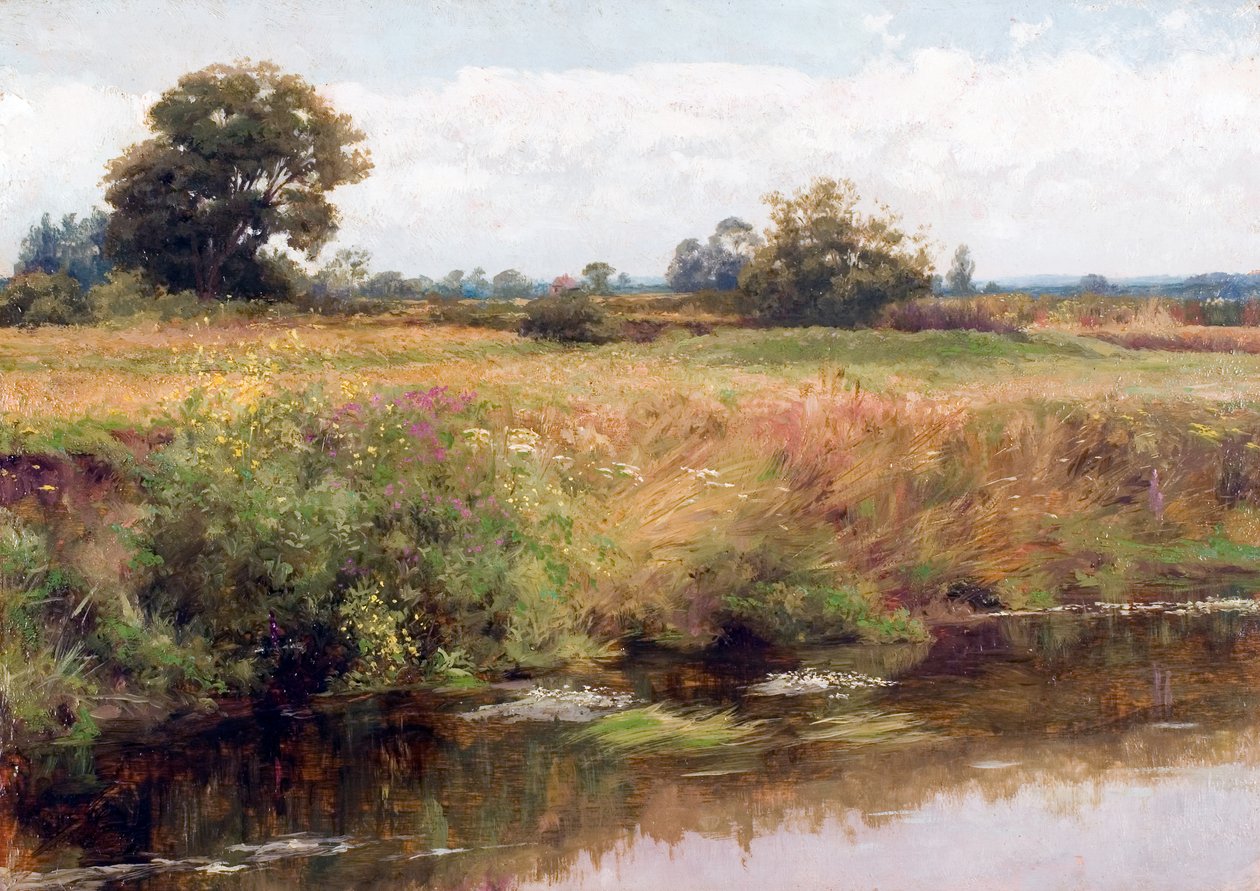 A Surrey Landscape by Frank Dicksee