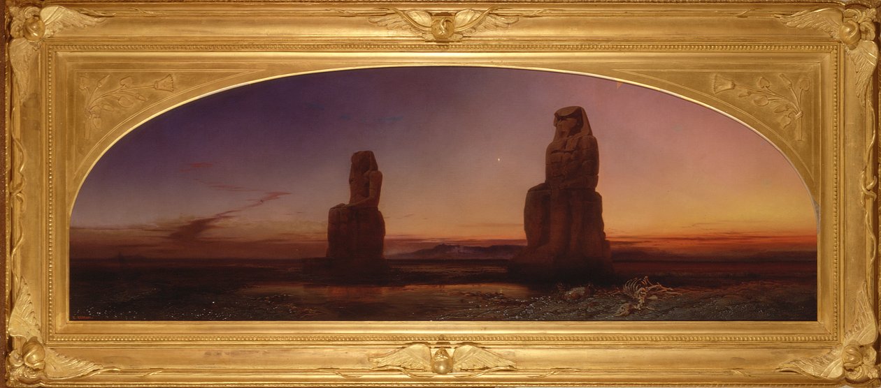The Colossal Pair, Thebes by Frank Dillon