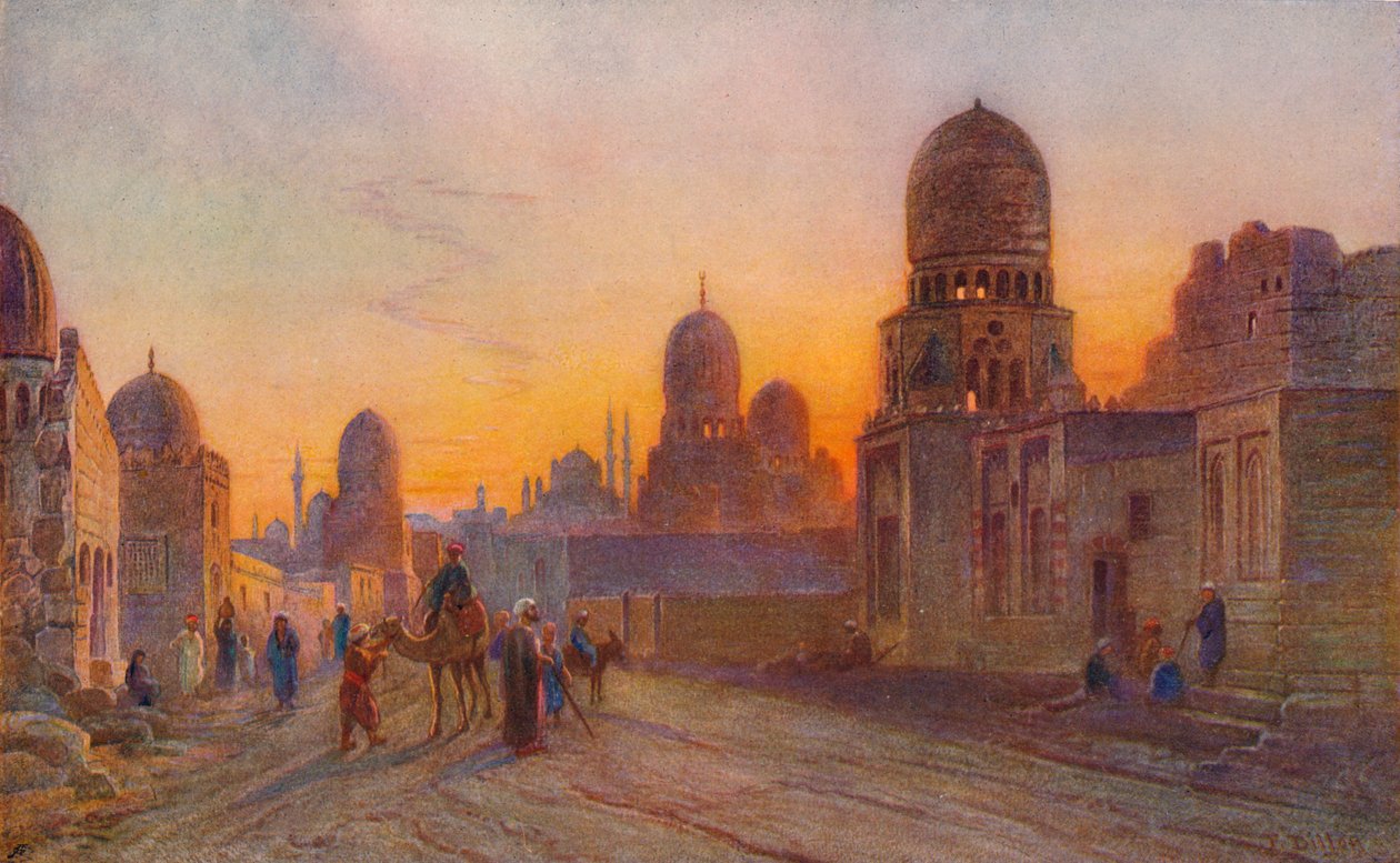 The Tombs of the Kaliphs, Cairo by Frank Dillon