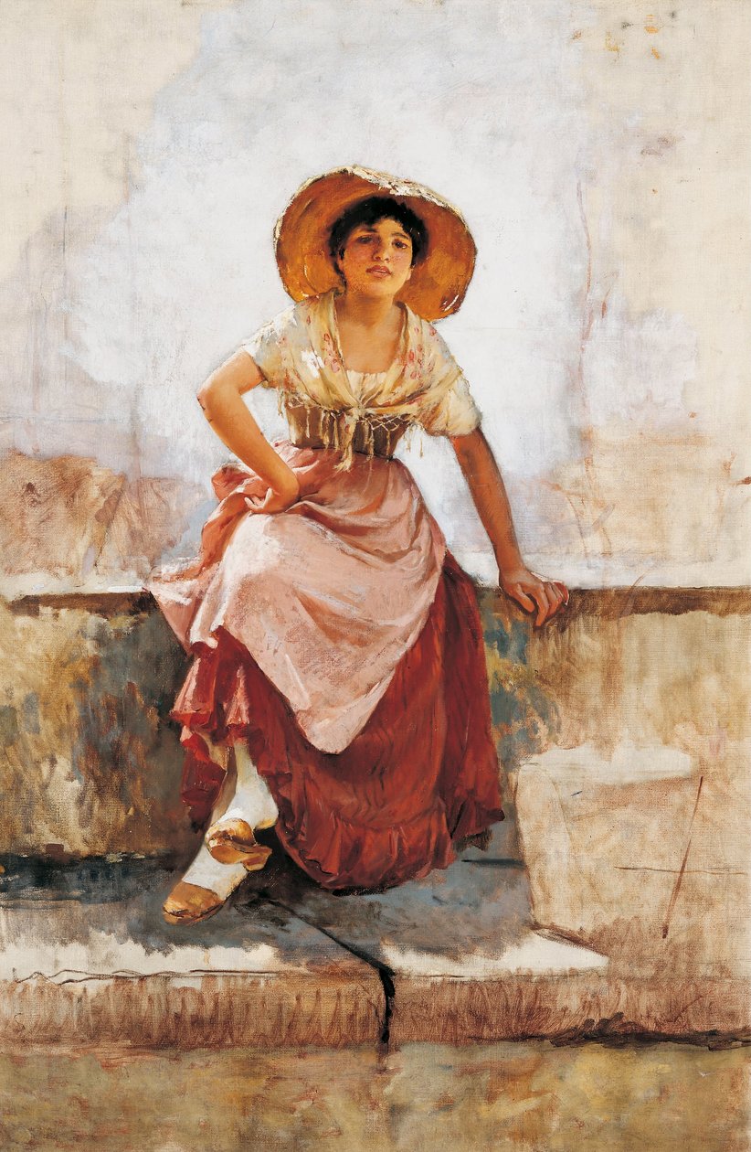 Florentine Flower Girl by Frank Duveneck
