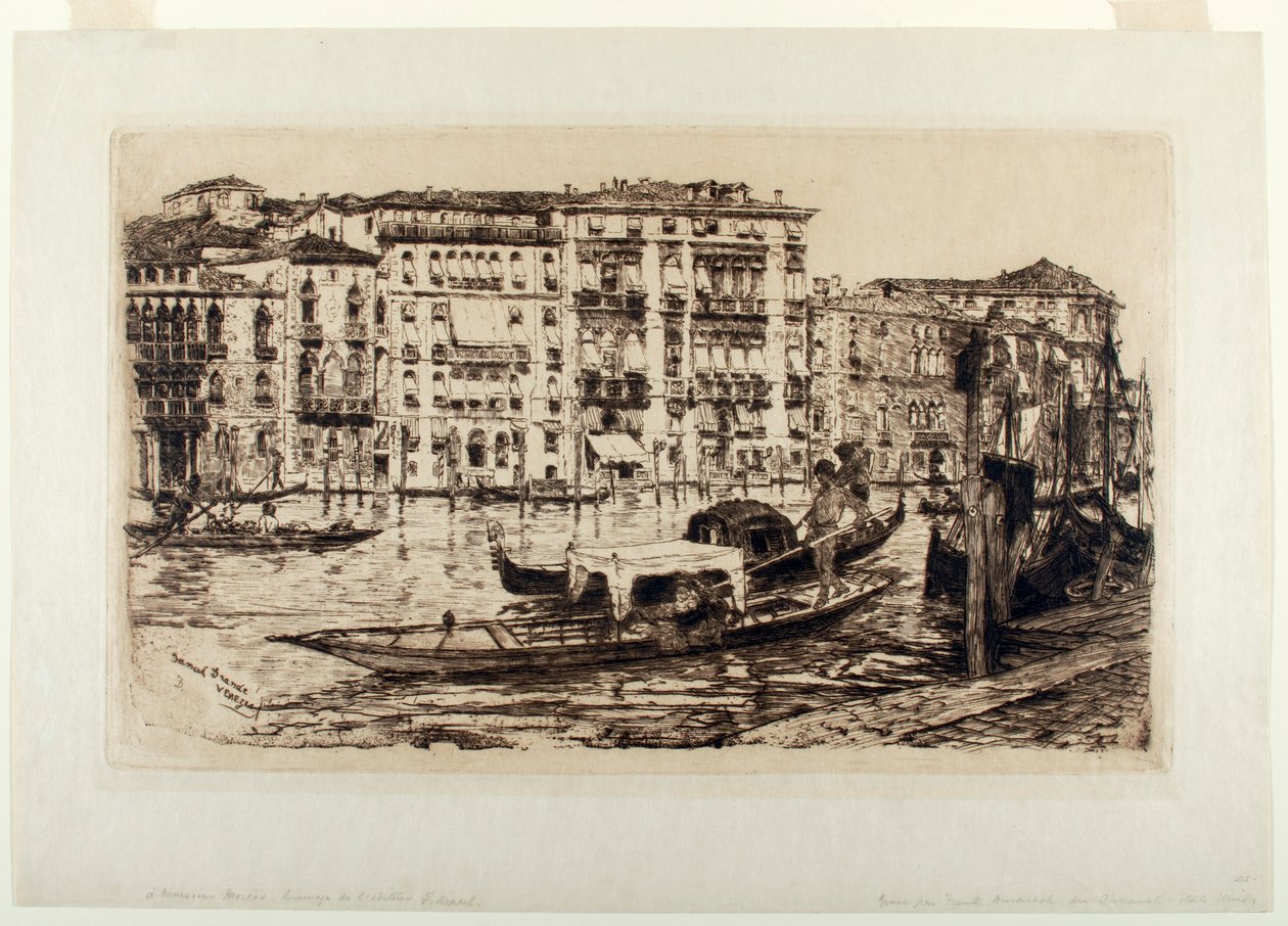 Grand Canal, Venice by Frank Duveneck
