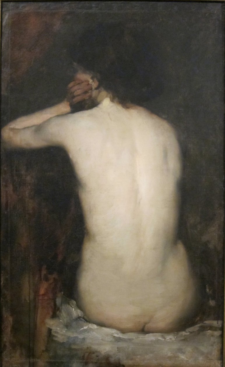 Nude Back, Study by Frank Duveneck