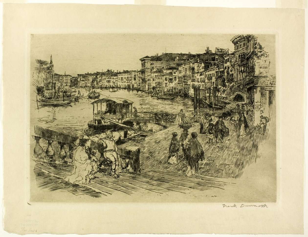 View of the Grand Canal by Frank Duveneck