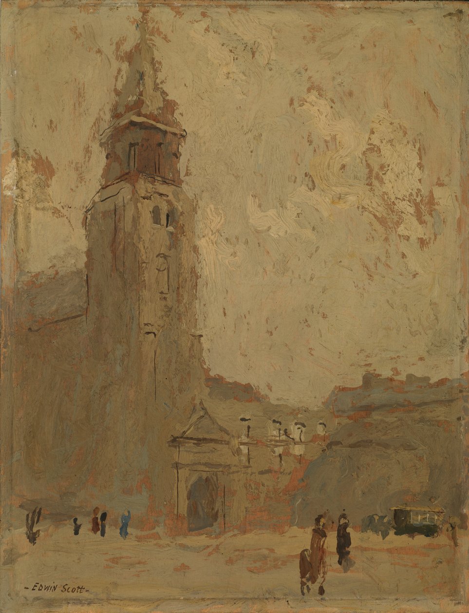 Church of St. Germain des Pres, n.d. by Frank Edwin Scott