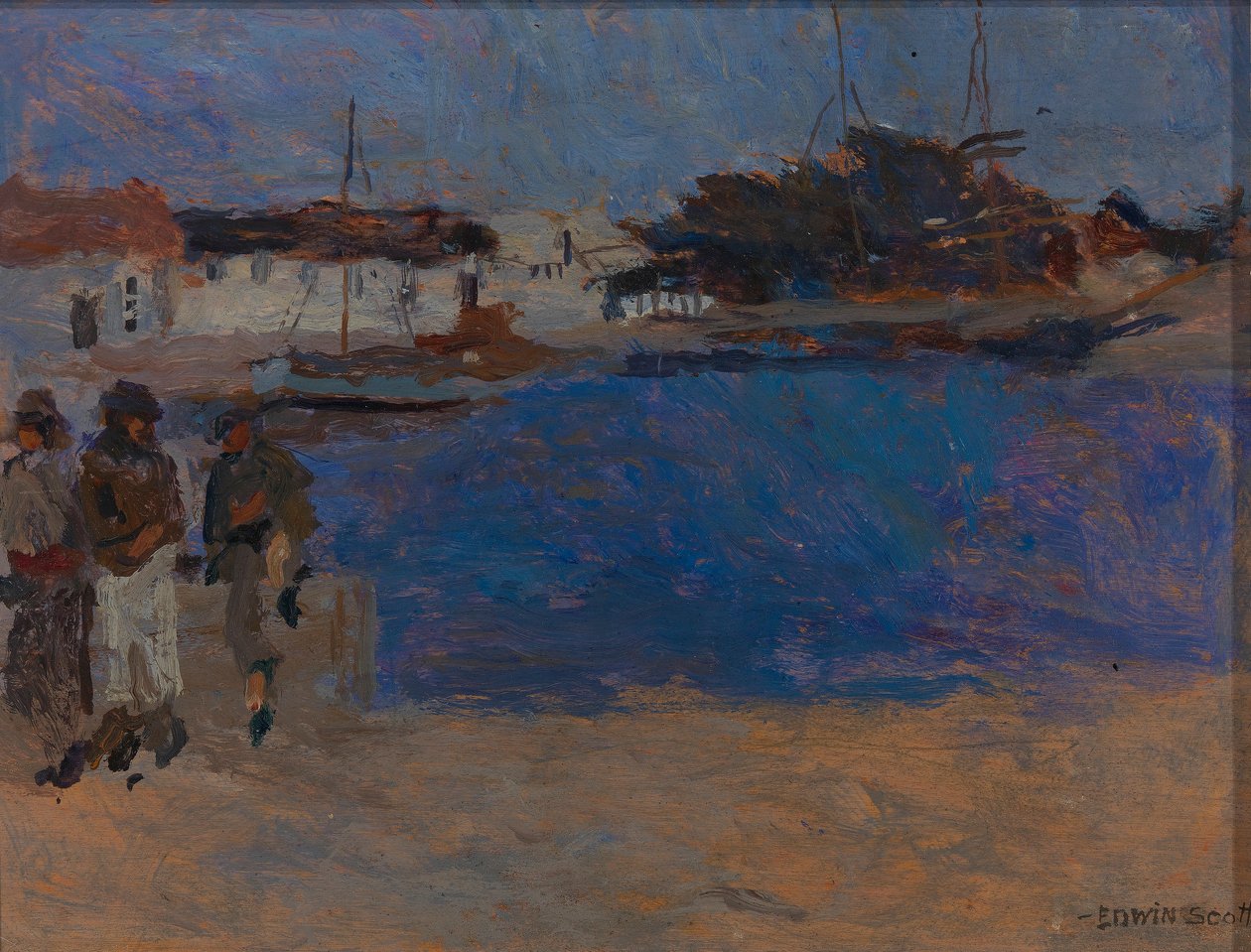 Coast Near Cherbourg by Frank Edwin Scott