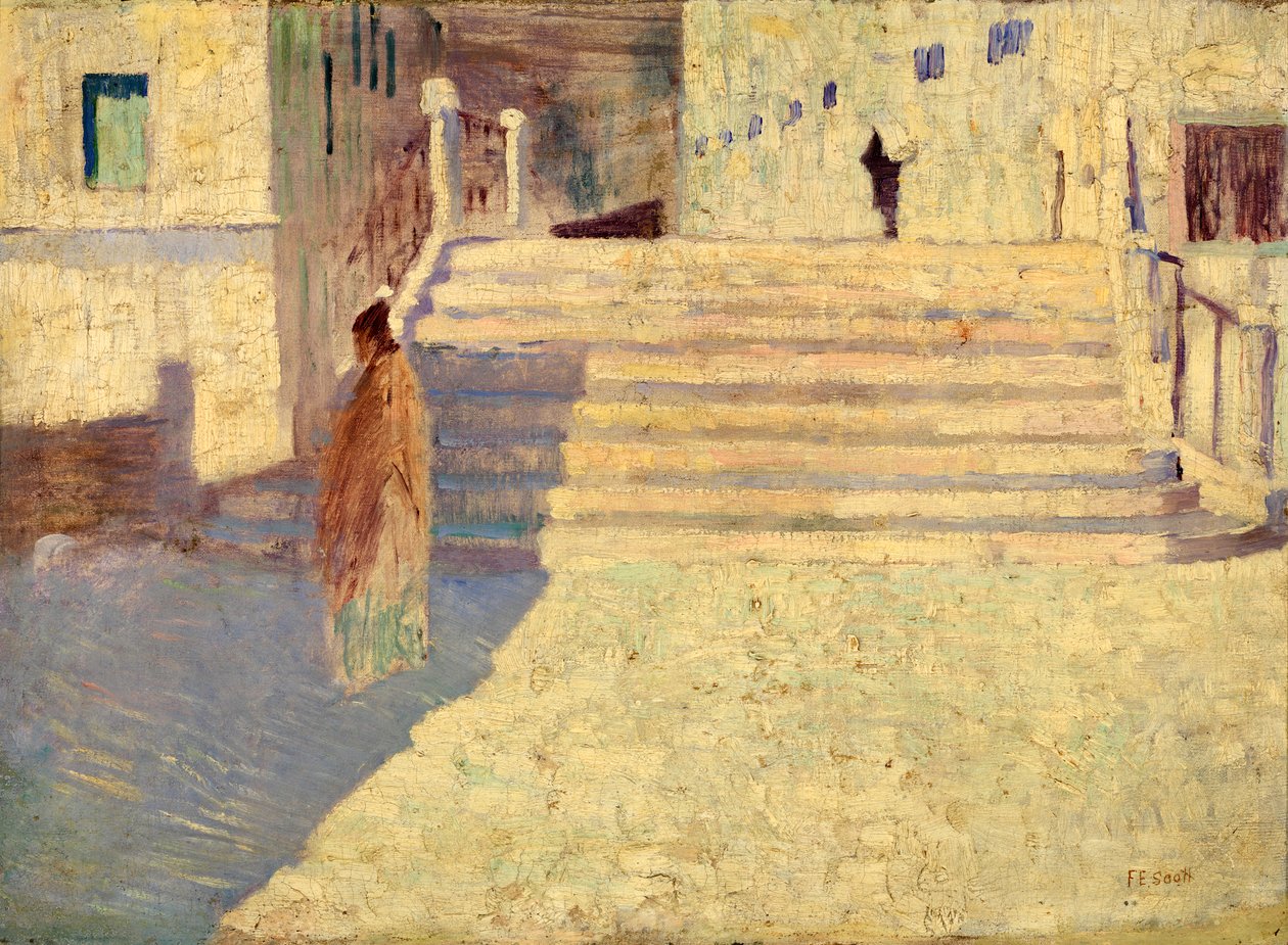 Women Near the Stairs No. II by Frank Edwin Scott