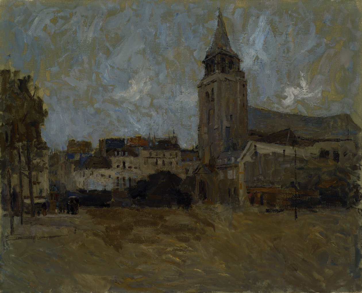 Place St. Germain des Pres, n.d. by Frank Edwin Scott