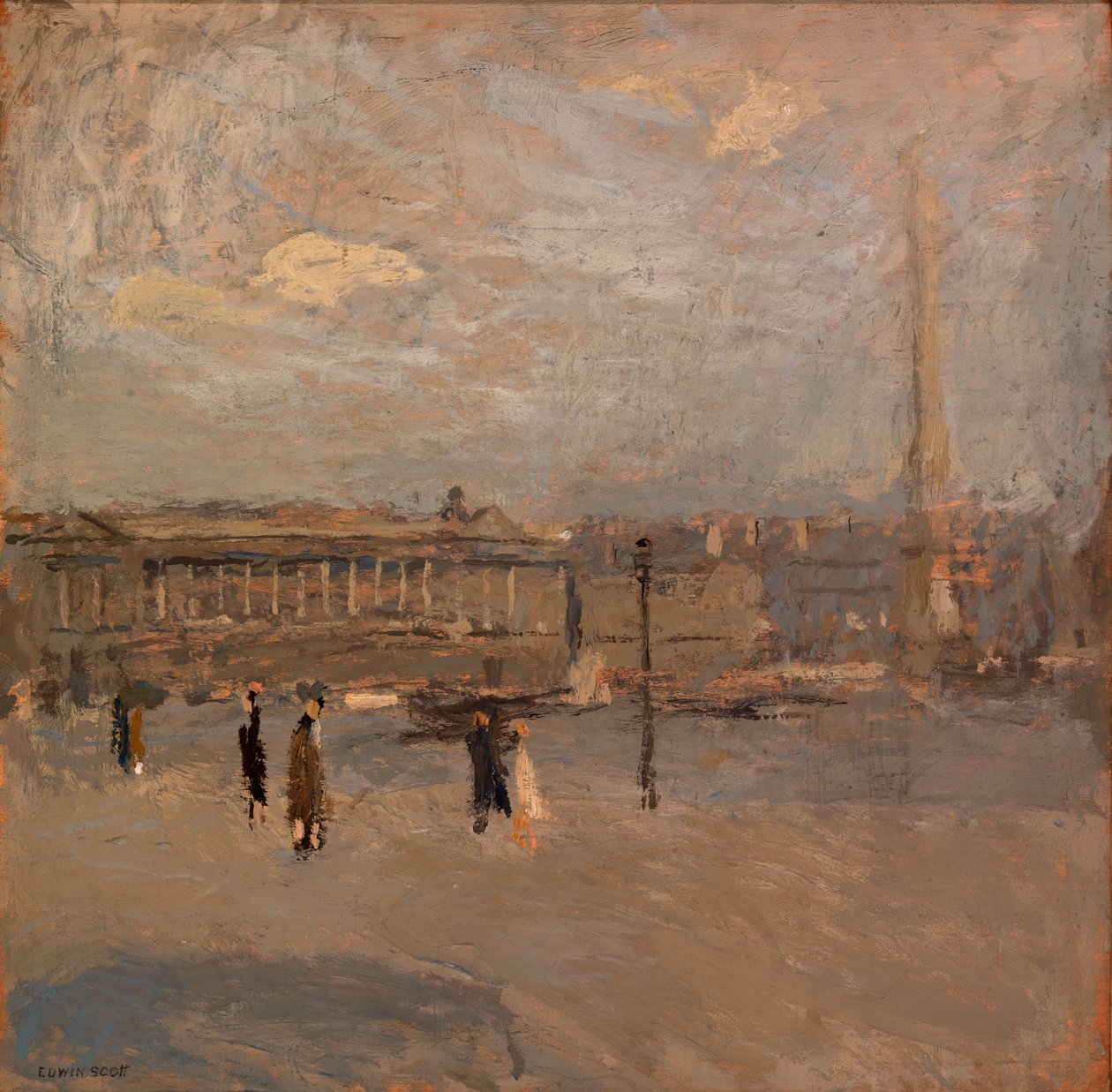 Place de la Concorde No. IV-A by Frank Edwin Scott
