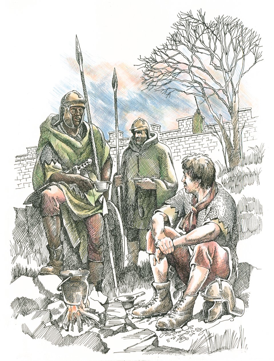 Roman soldiers by Frank Gardiner