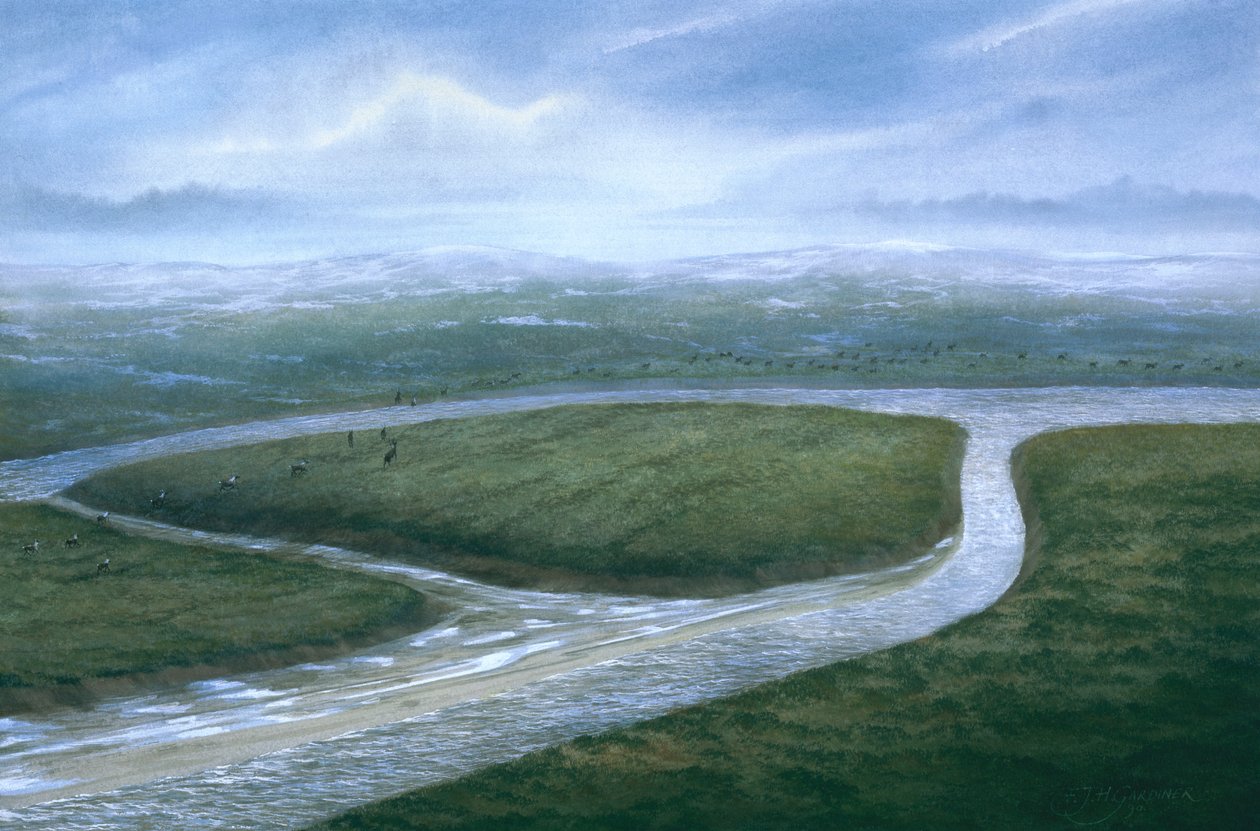 Valley of the River Colne, Southern England, 8000 BC by Frank Gardiner