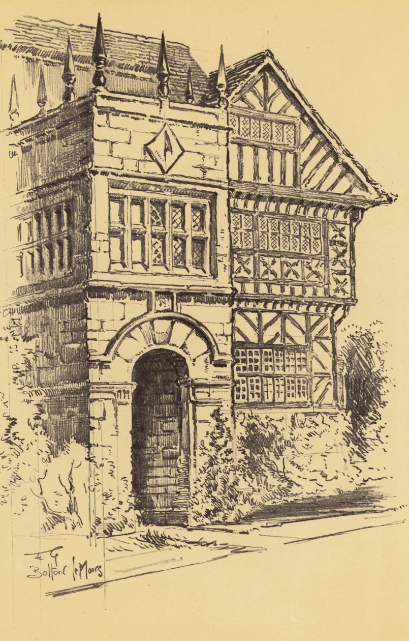 Hall-i-th-Wood, Bolton-le-Moors by Frank Greenwood