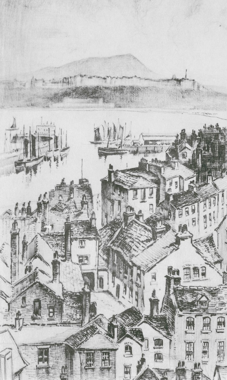 Scarborough from Castle Hill by Frank Greenwood