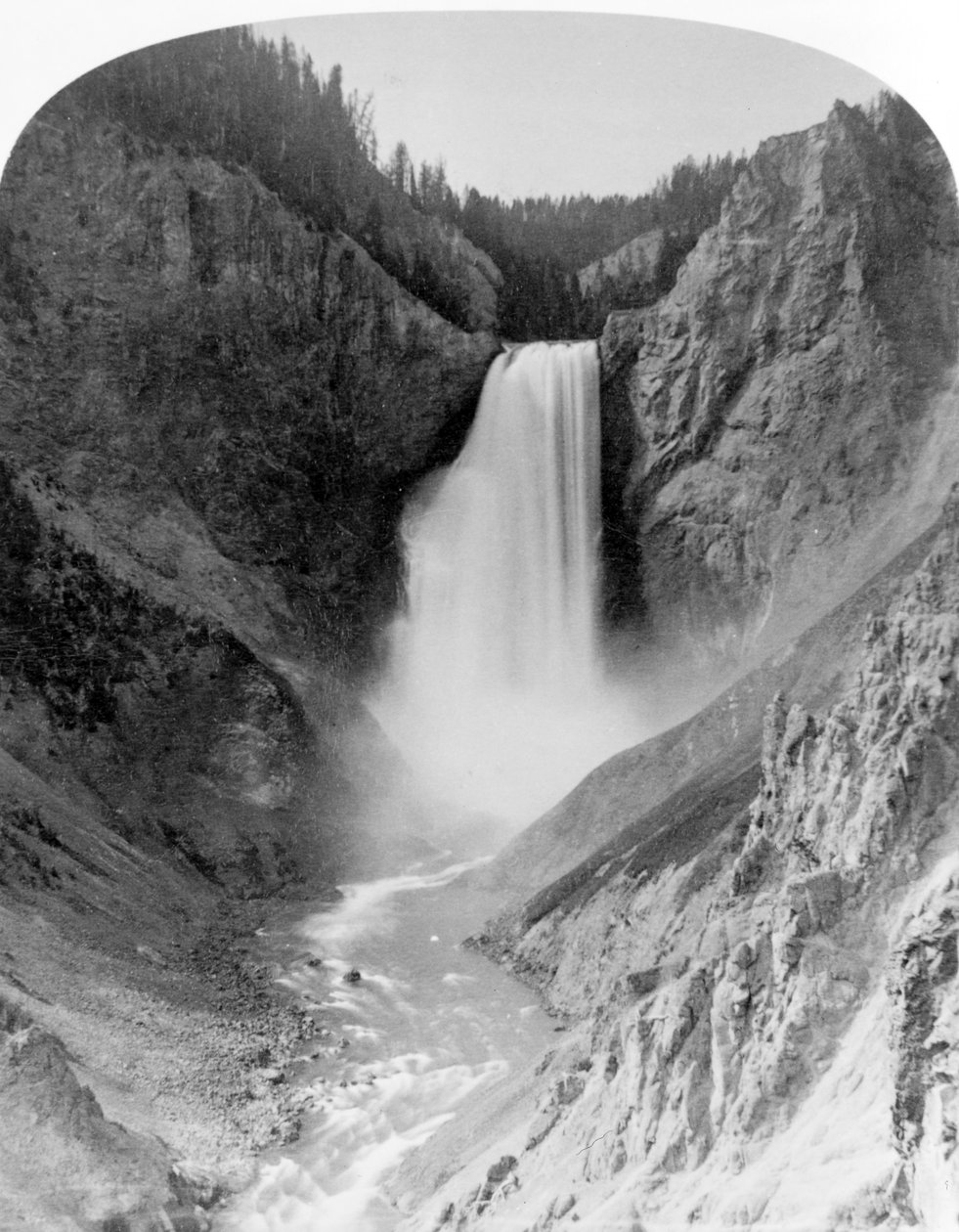 Great Falls of the Yellowstone, 360 Feet, c.1883 (photo) by Frank Jay Haynes