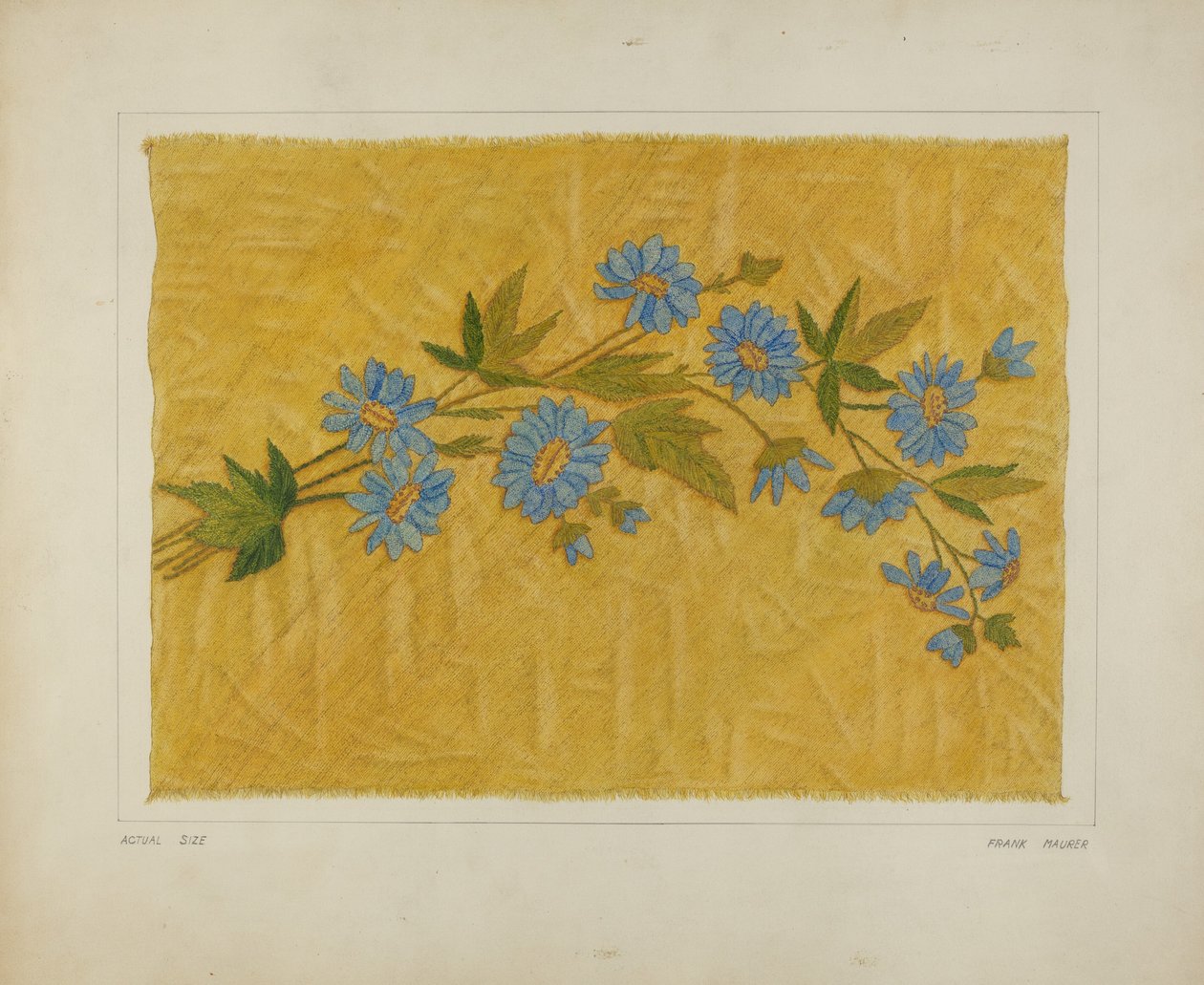 Crewel Embroidery by Frank Maurer