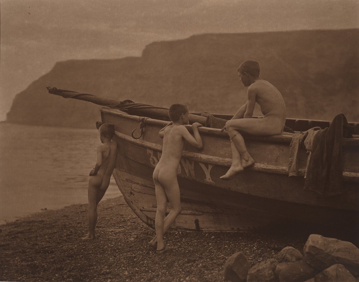 In Puris Naturalibus (In a State of Nature) by Frank Meadow Sutcliffe