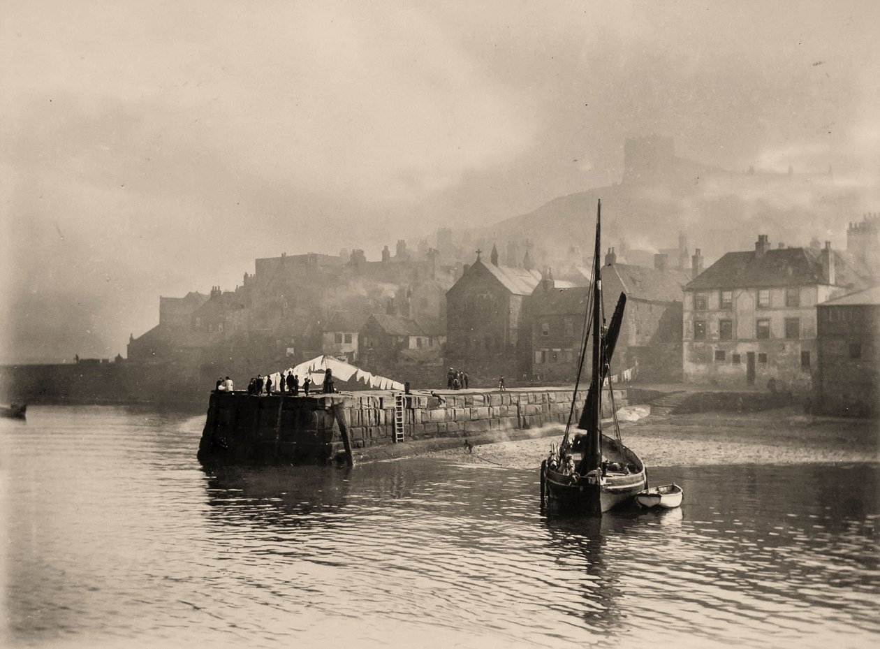 View of the Harbour, Whitby, North Yorkshire by Frank Meadow Sutcliffe