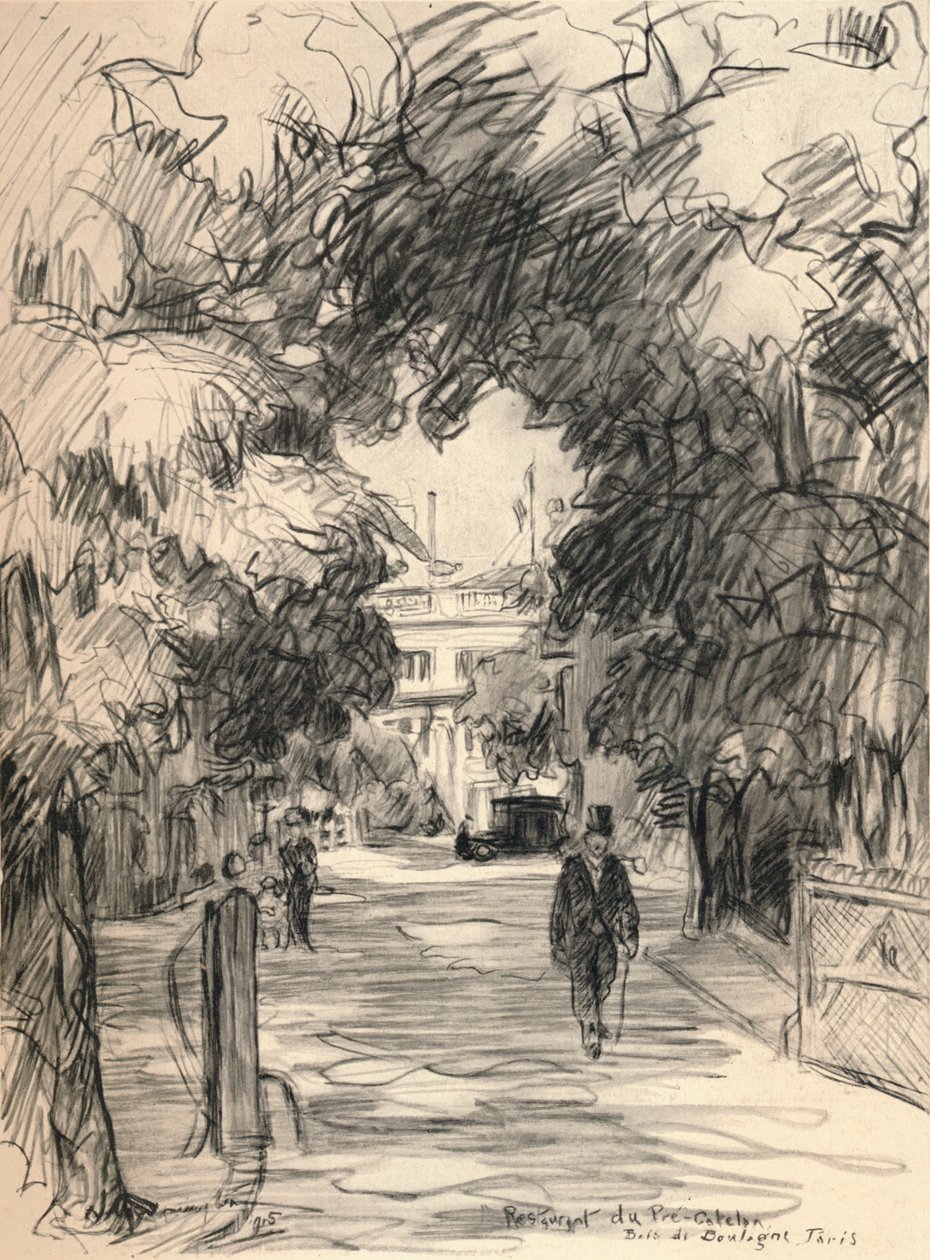 Restaurant du Pré-Catelan, Bois de Boulogne by Frank Milton Armington