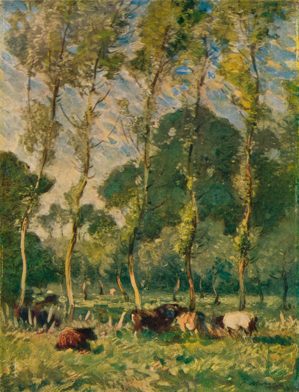 Pastures at La Madeleine, Near Montreuil by Frank Mura
