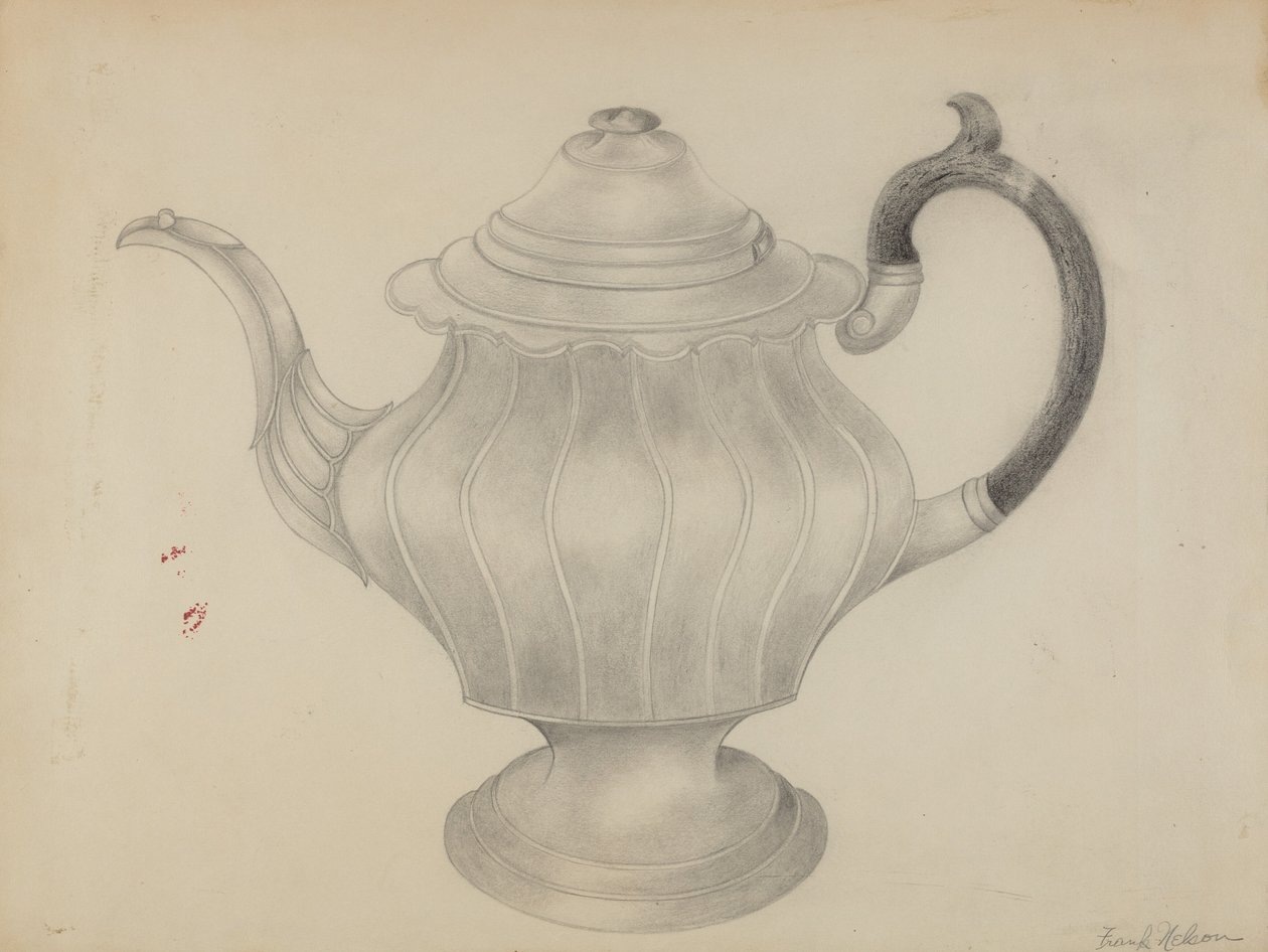 Pewter Teapot by Frank Nelson