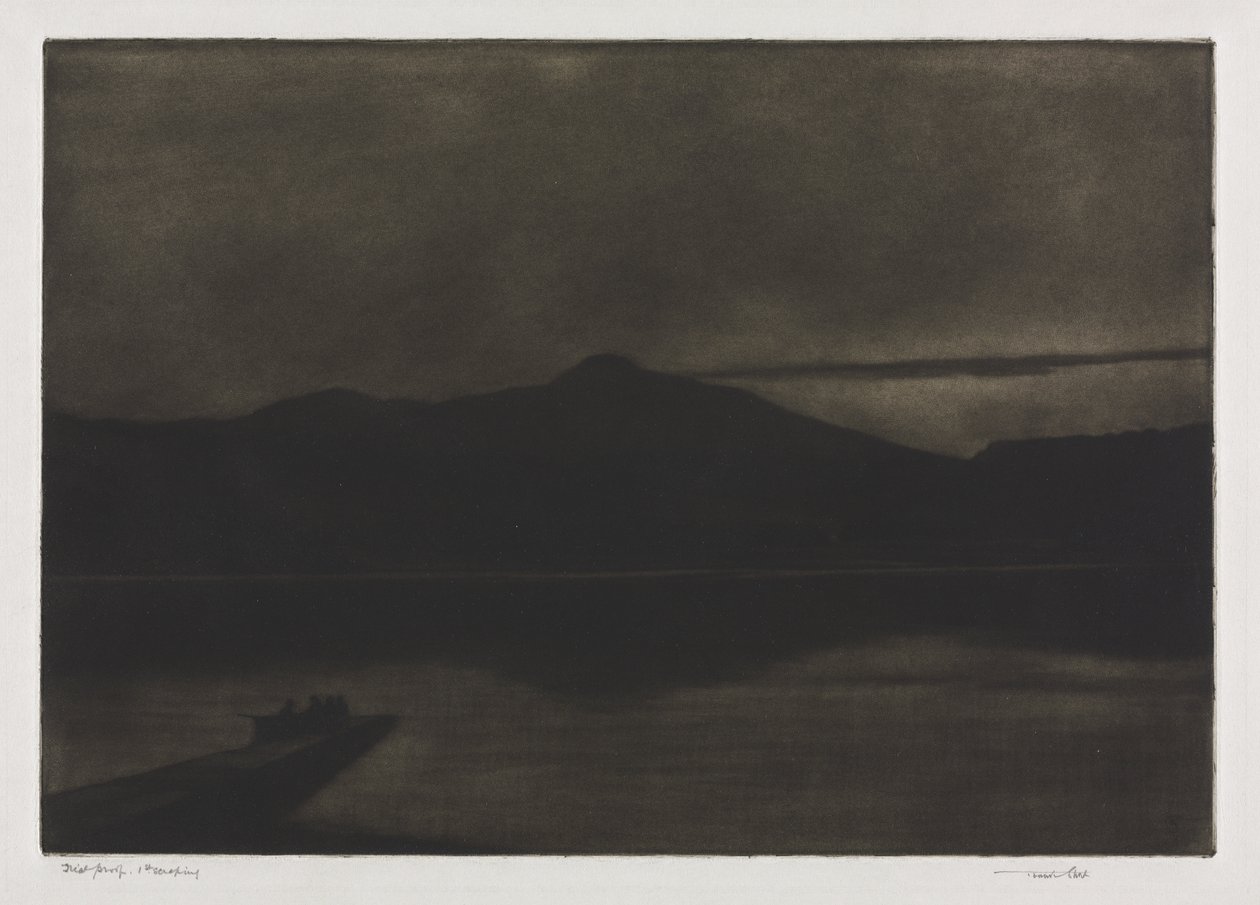 Screel Hill and Urr Water from Kypford by Frank Short