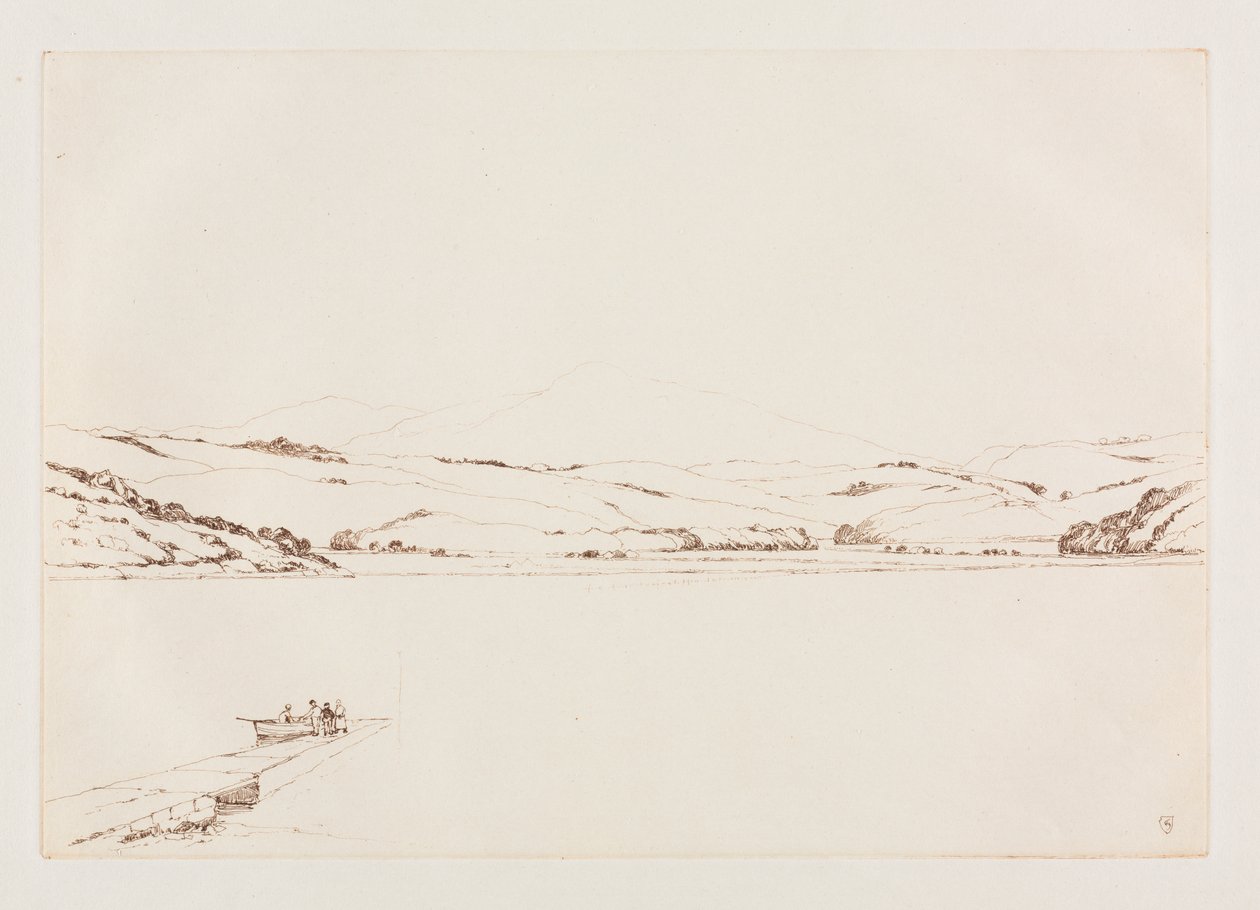Screel Hill and Urr Water from Kypford by Frank Short