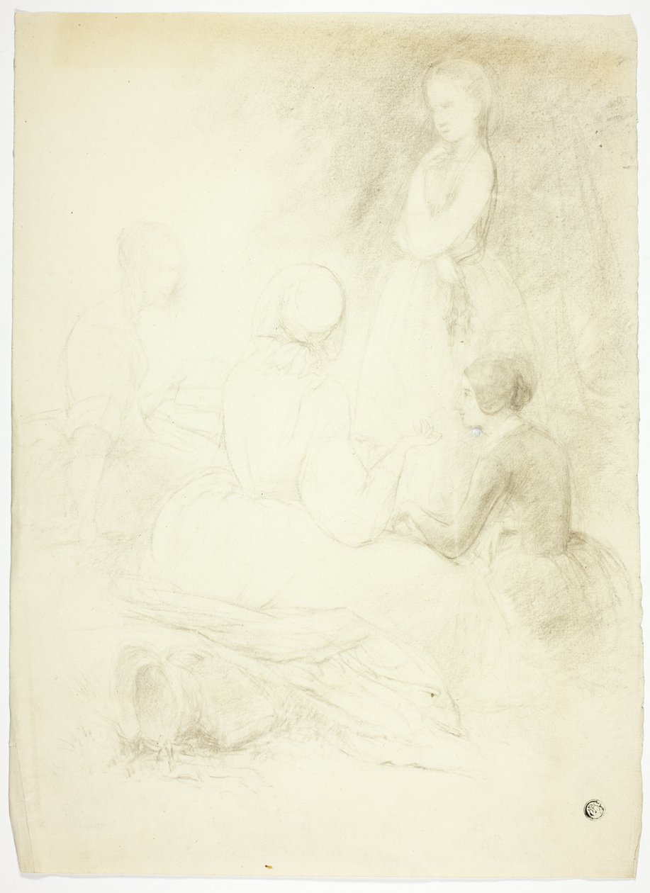 Four Young Women by Frank Stone