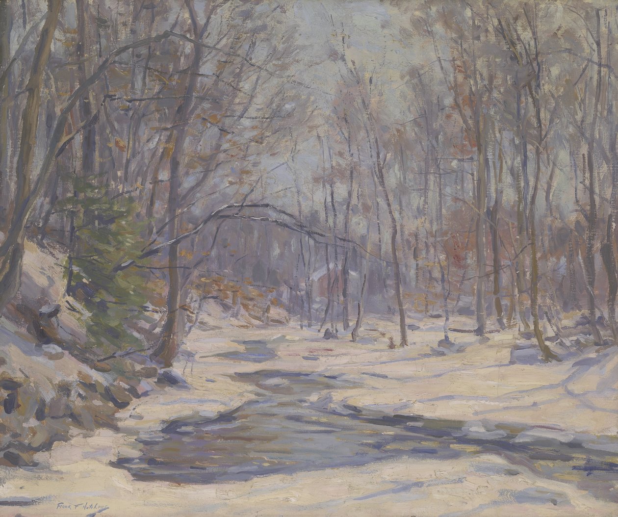 A Winter Morning by Frank Townsend Hutchens