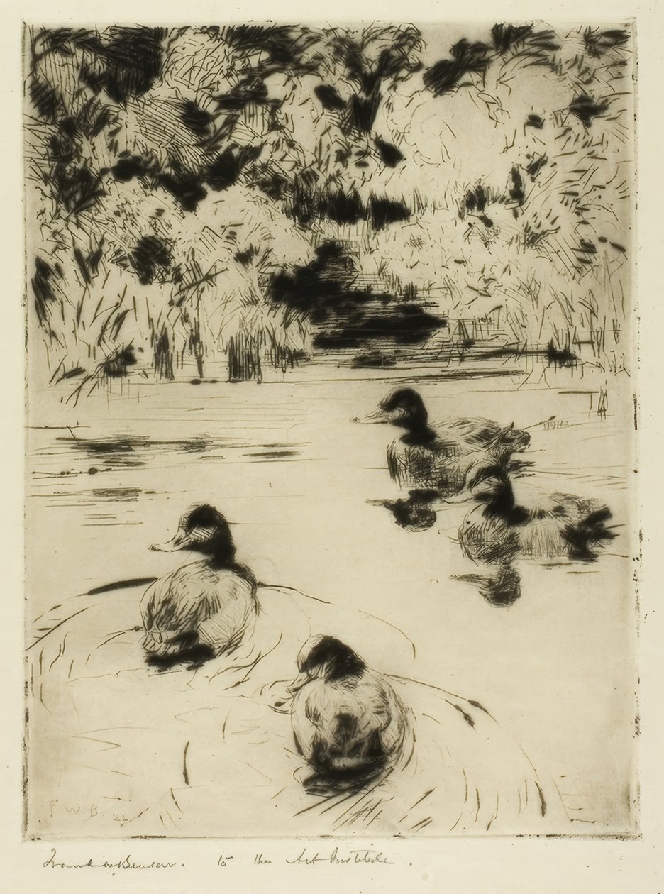 Little Bluebirds by Frank Weston Benson