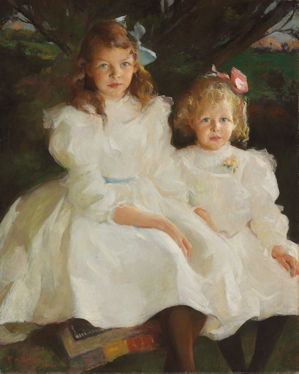Two Little Girls by Frank Weston Benson