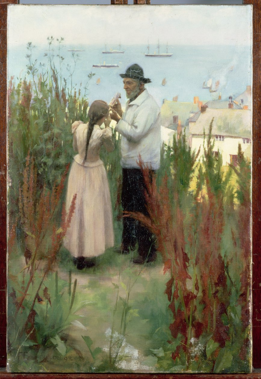 Across the Harbour, 1892 by Frank Wright Bourdillon