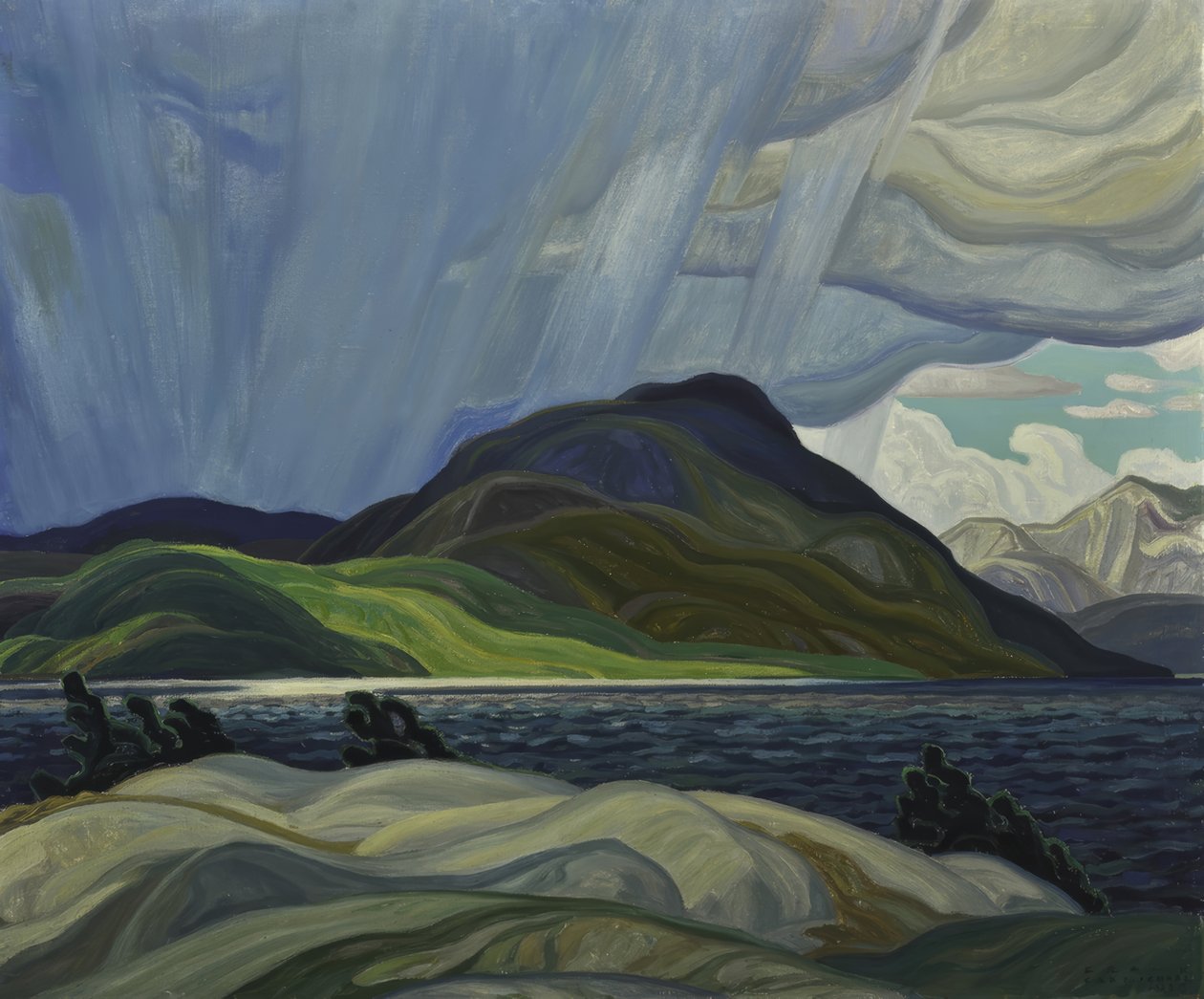 Lake Wabagishik by Franklin Carmichael