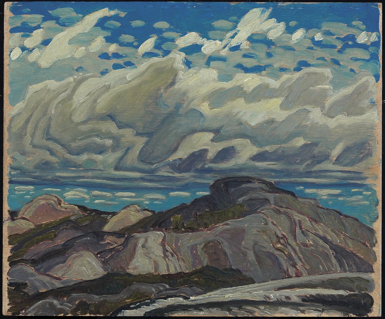October, Cranberry Hills by Franklin Carmichael