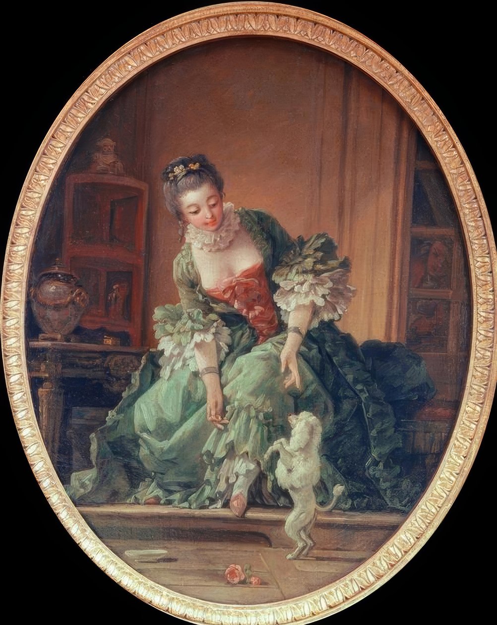 The Obedient Puppy by François Boucher