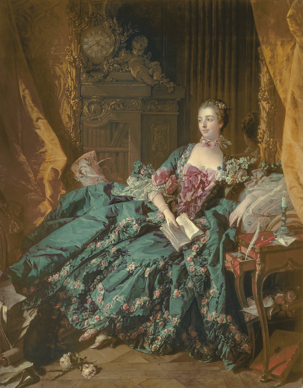 Madame de Pompadour by François Boucher