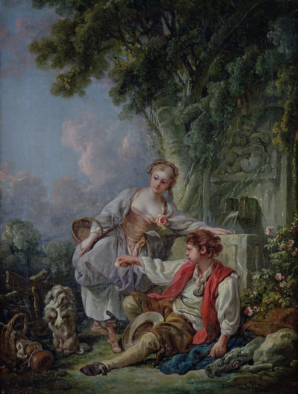 Obedience Rewarded, or The Education of a Dog by François Boucher