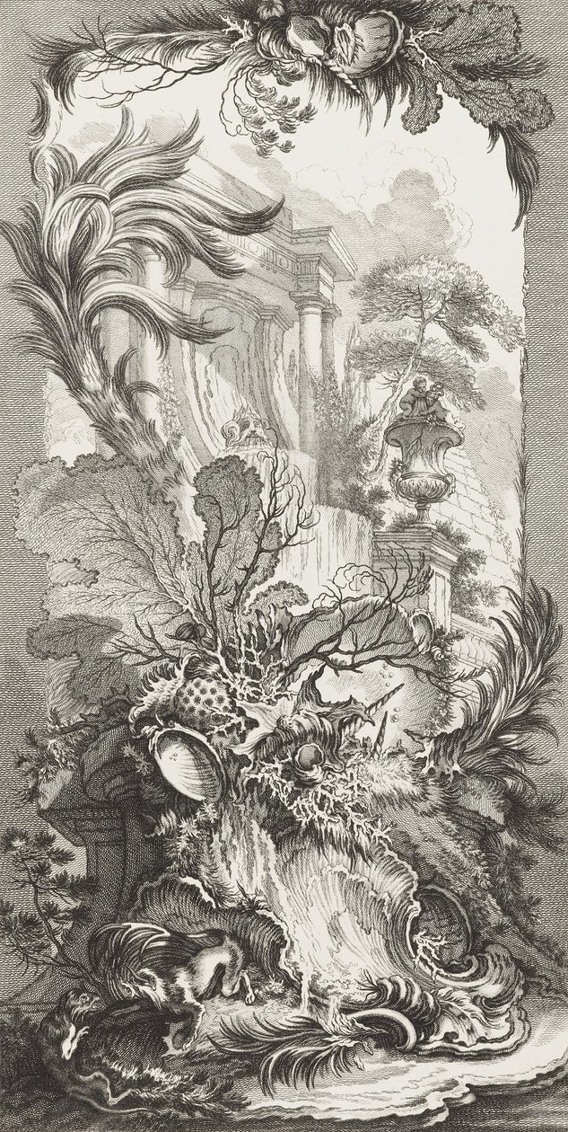 Rocaille (Rococo Design) in New Concepts for Screens by François Boucher