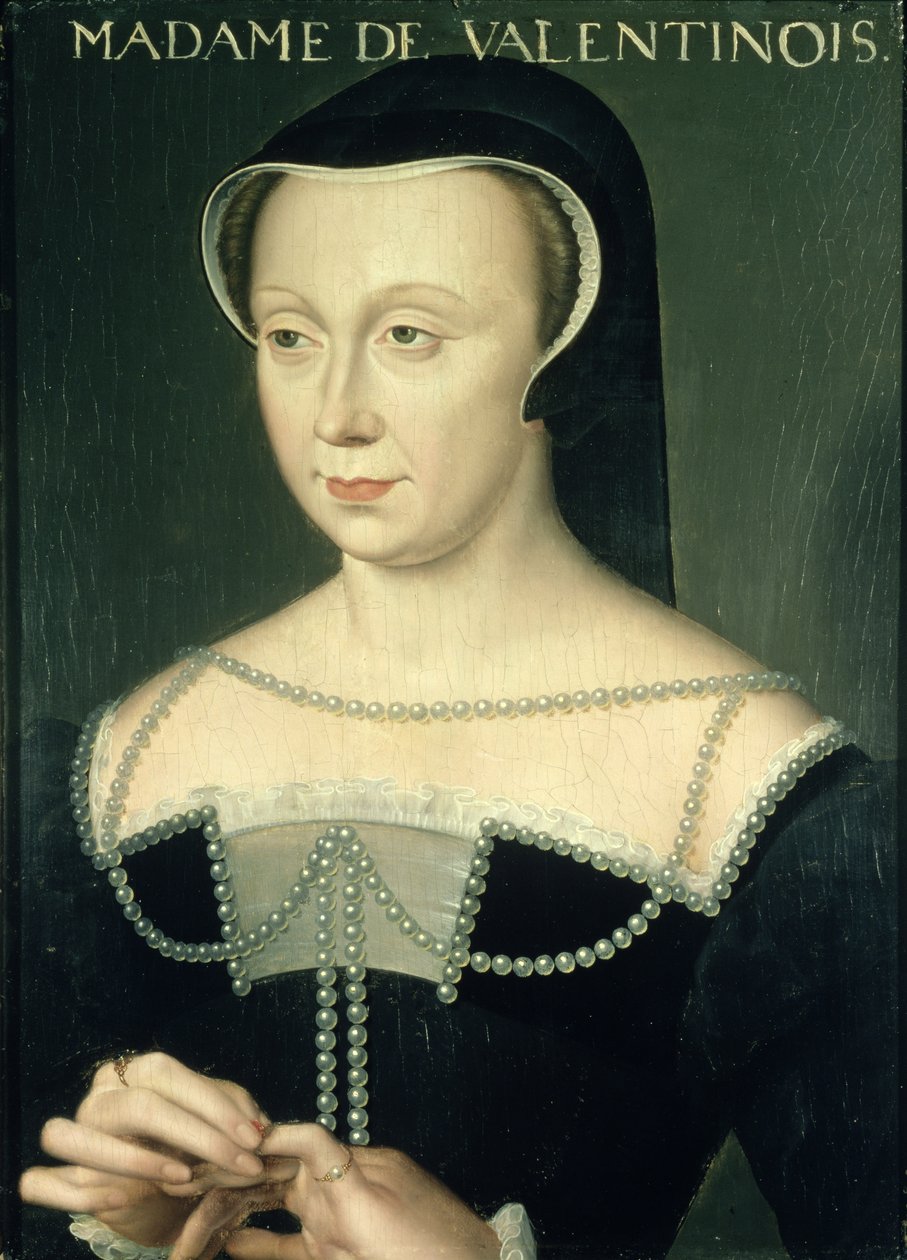 Madame de Valentinois by François Clouet