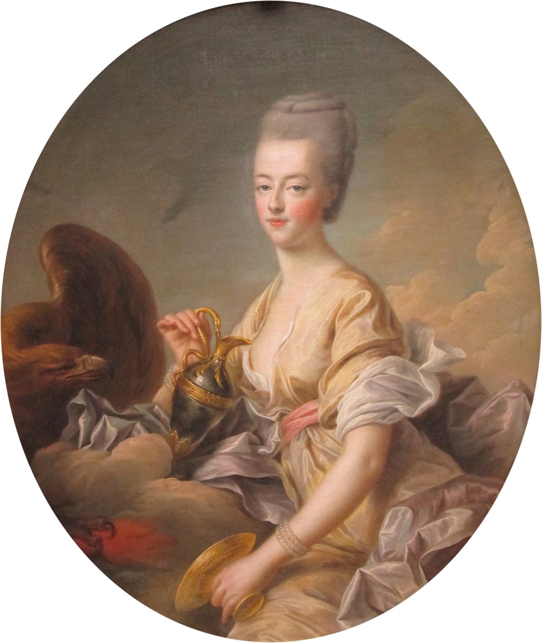 Madame la Dauphine Marie-Antoinette as Hebe by Francois Hubert Drouais