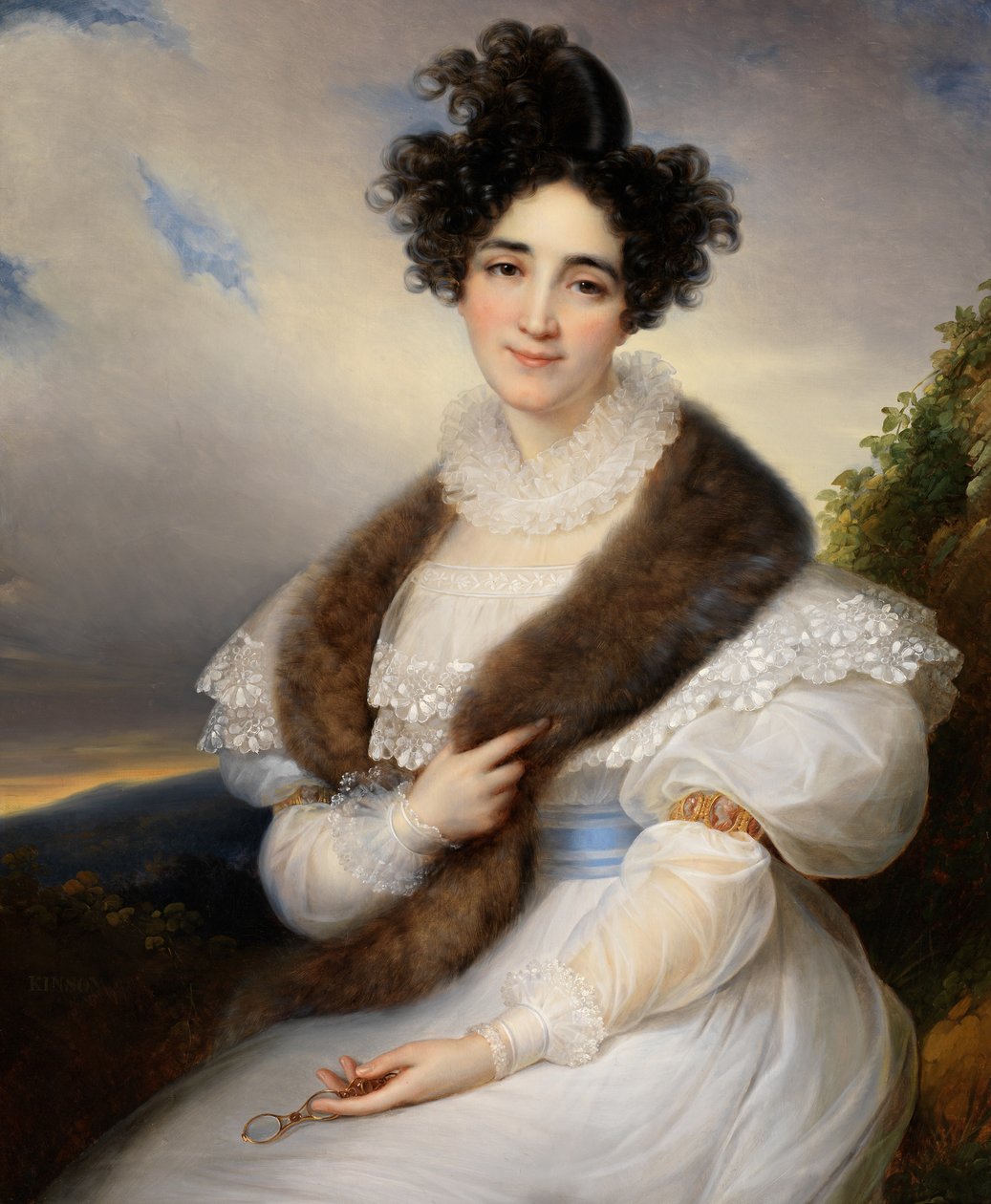 Portrait of Marie-Josephine Lafont-Porcher by François Joseph Kinsoen
