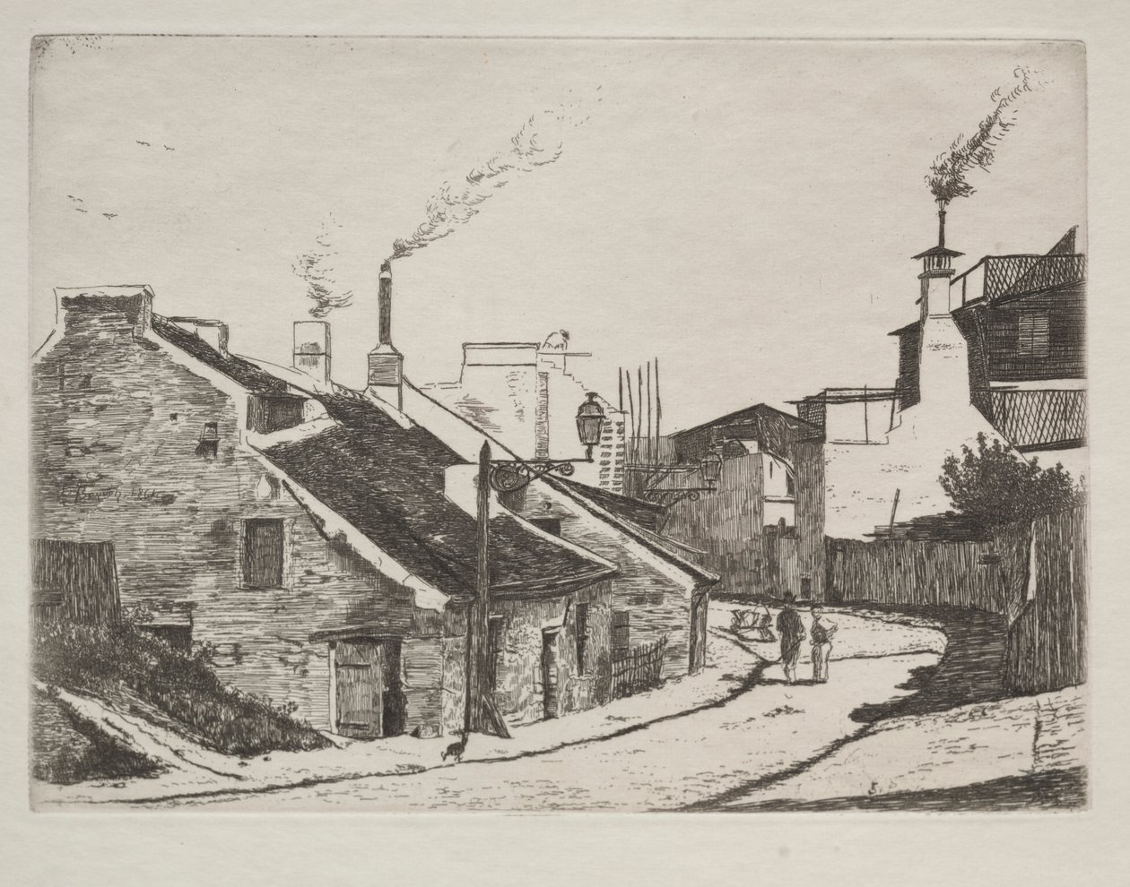 Country Street in Alouette by François Bonvin