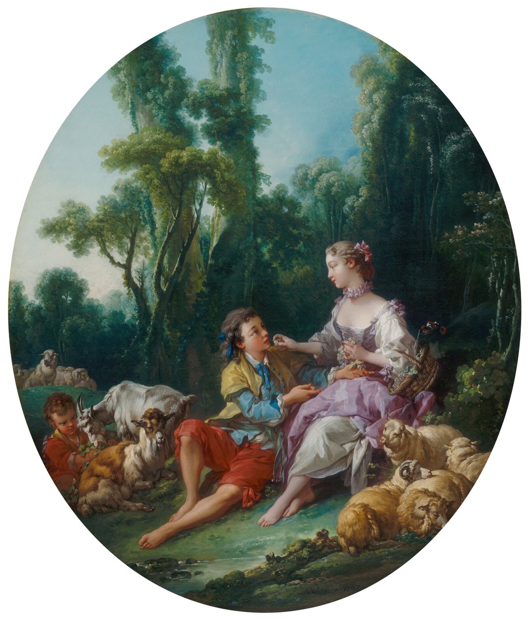 Are They Thinking about the Grape? by François Boucher