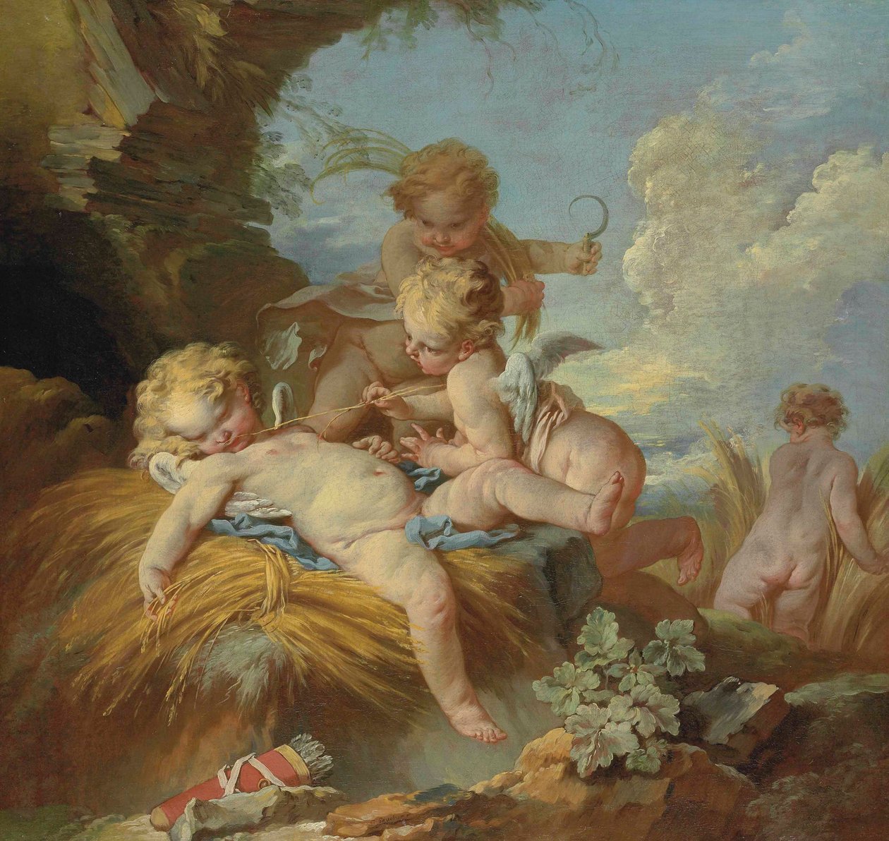 The Love Reaper, Ananoff and Wildenstein, 63 by François Boucher