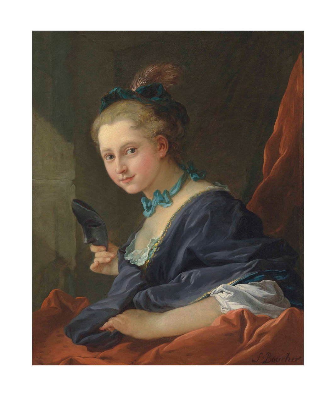 The Evening or The Lady Going to the Ball, 1734 by François Boucher