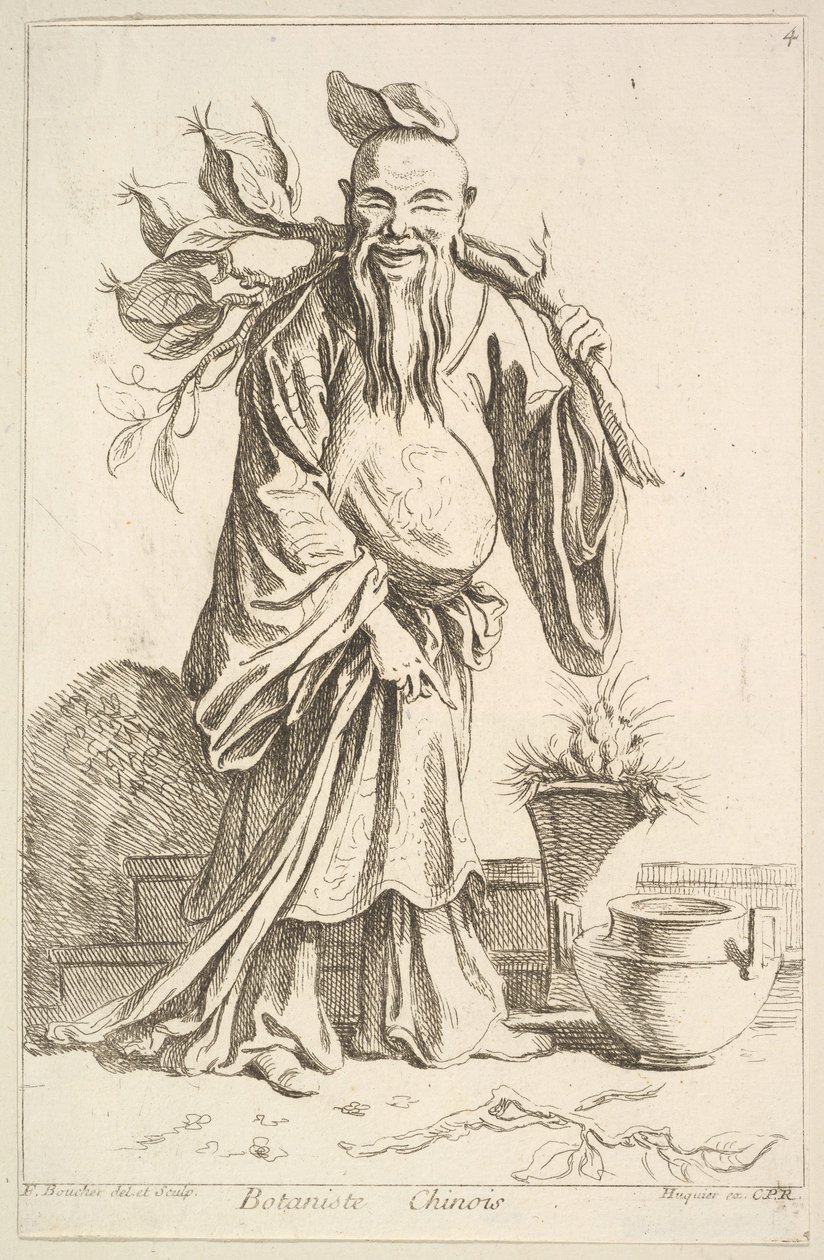 Chinese botanist, 1738-45 by François Boucher