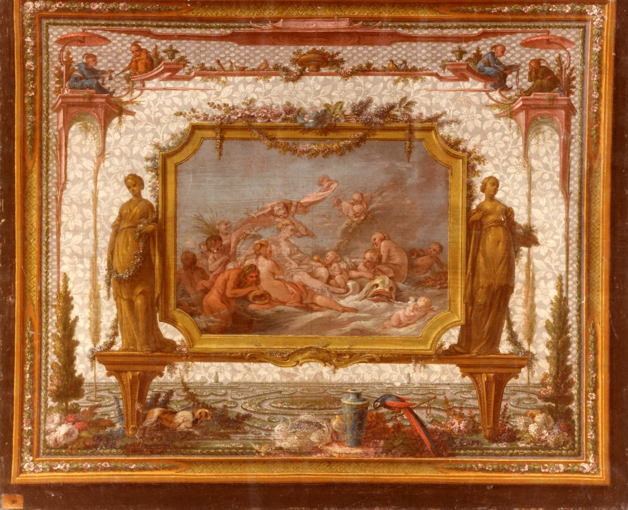 Venus on the Waters, Model for Tapestry by François Boucher