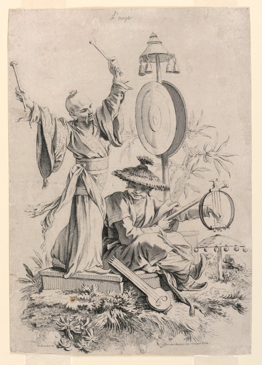 Hearing from the series The Five Senses by François Boucher