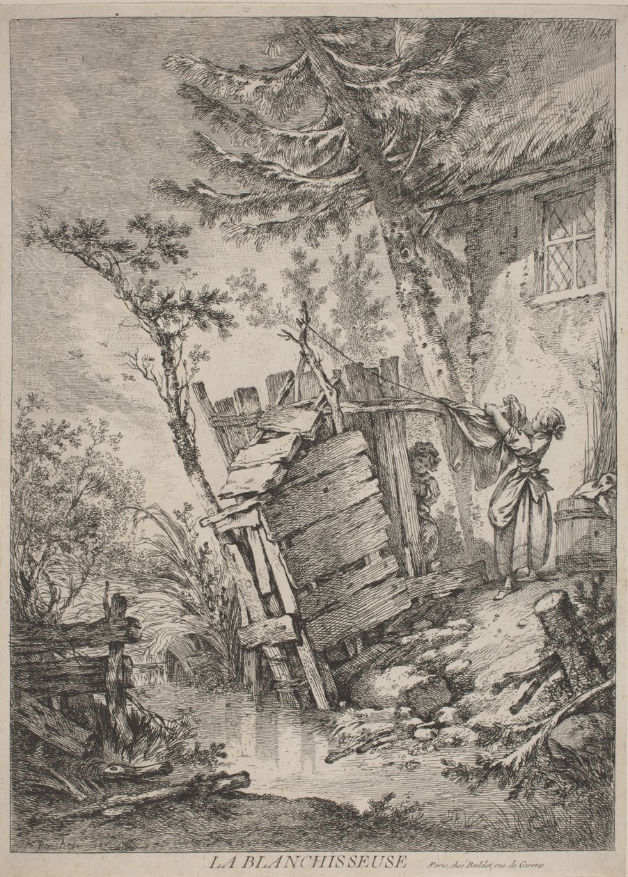 The Laundress by François Boucher