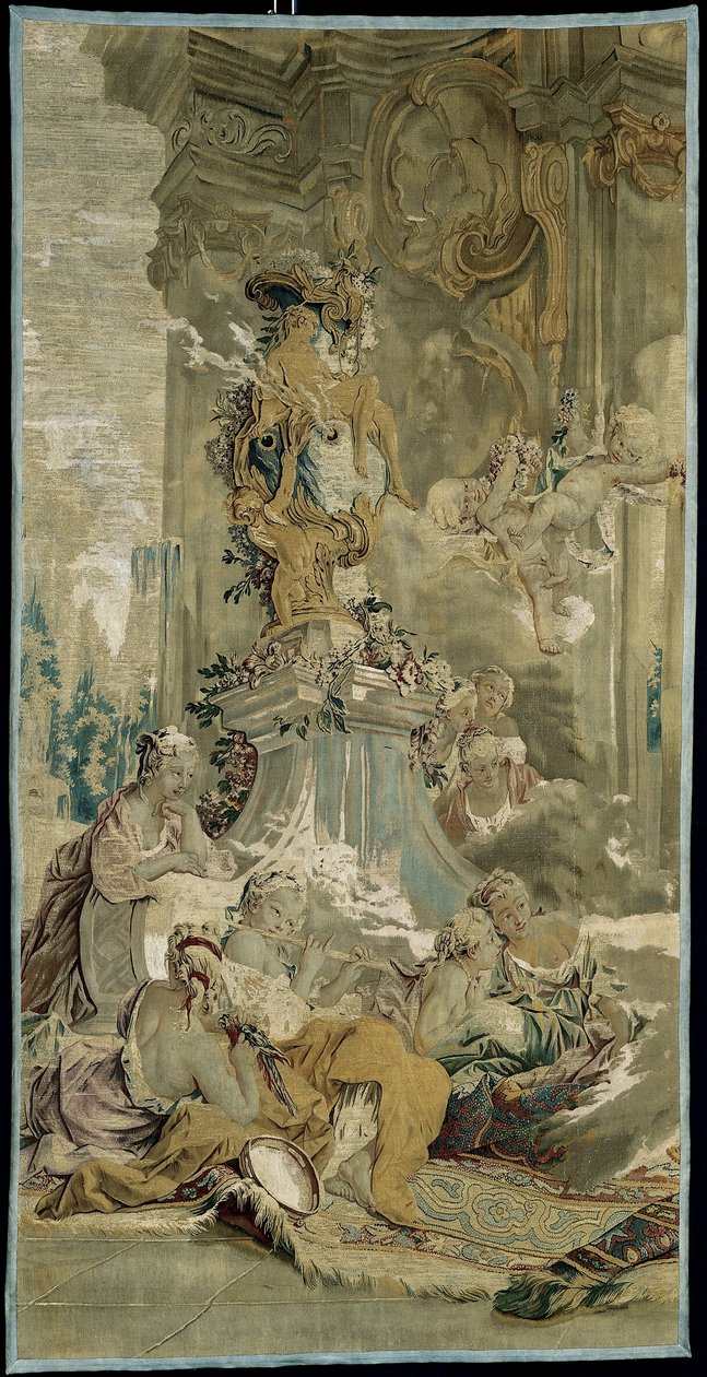 Psyche's Entrance into Cupid's Palace (left fragment), from The Story ...