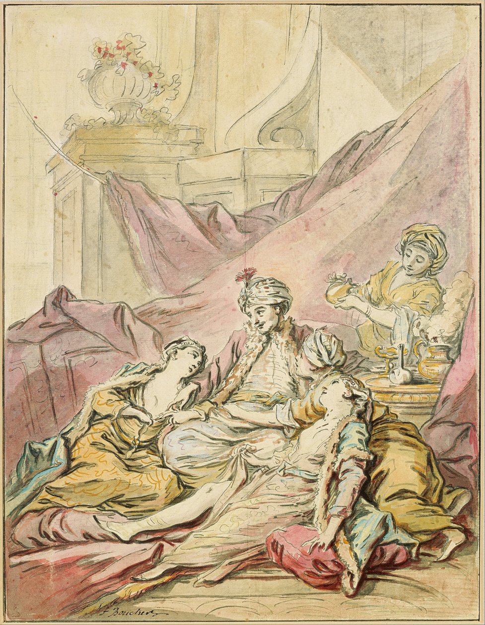 The Pasha in His Harem, c. 1735-1739 by François Boucher