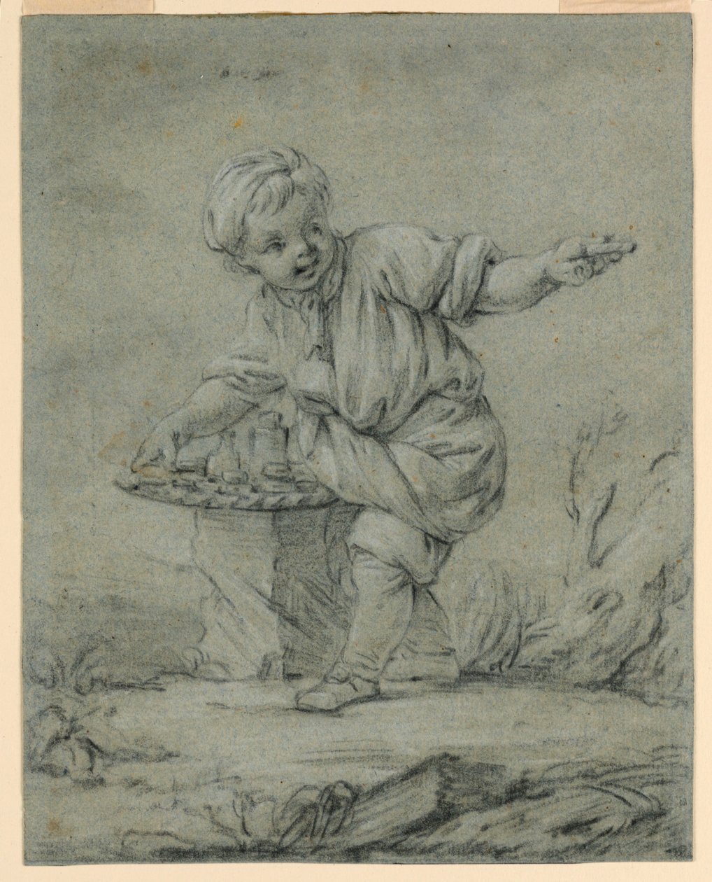 The Youthful Vendor by François Boucher